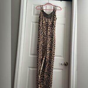Turkish brand ( batik ) leopard print jumpsuit size M